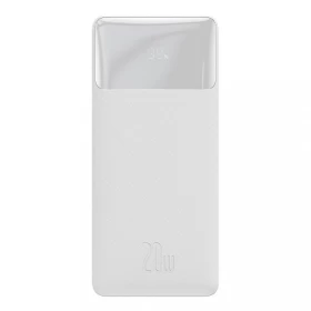 Внешний аккумулятор Baseus Bipow Digital Display Power bank 30000mAh 20W, Белый (PPDML-N02)