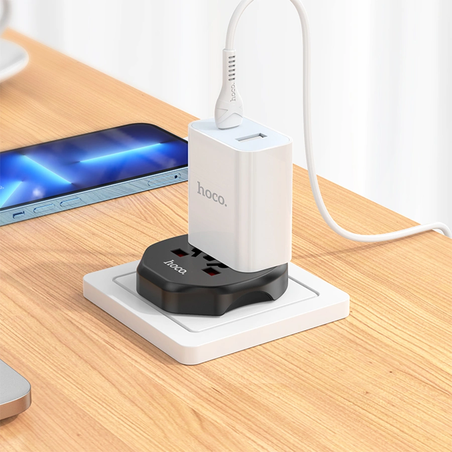 Переходник Hoco AC6, Black. Фото 6