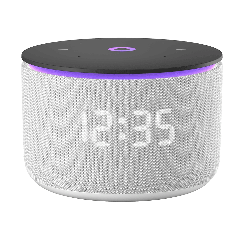 Умная колонка Яндекс Станция Мини 3 ПРО, Светло-серая (YNDX-00059GRY). Фото 1