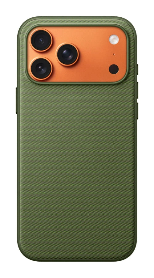 Накладка TechWoven Case With MagSafe для iPhone 17 Pro Max, Зелёная. Фото 1