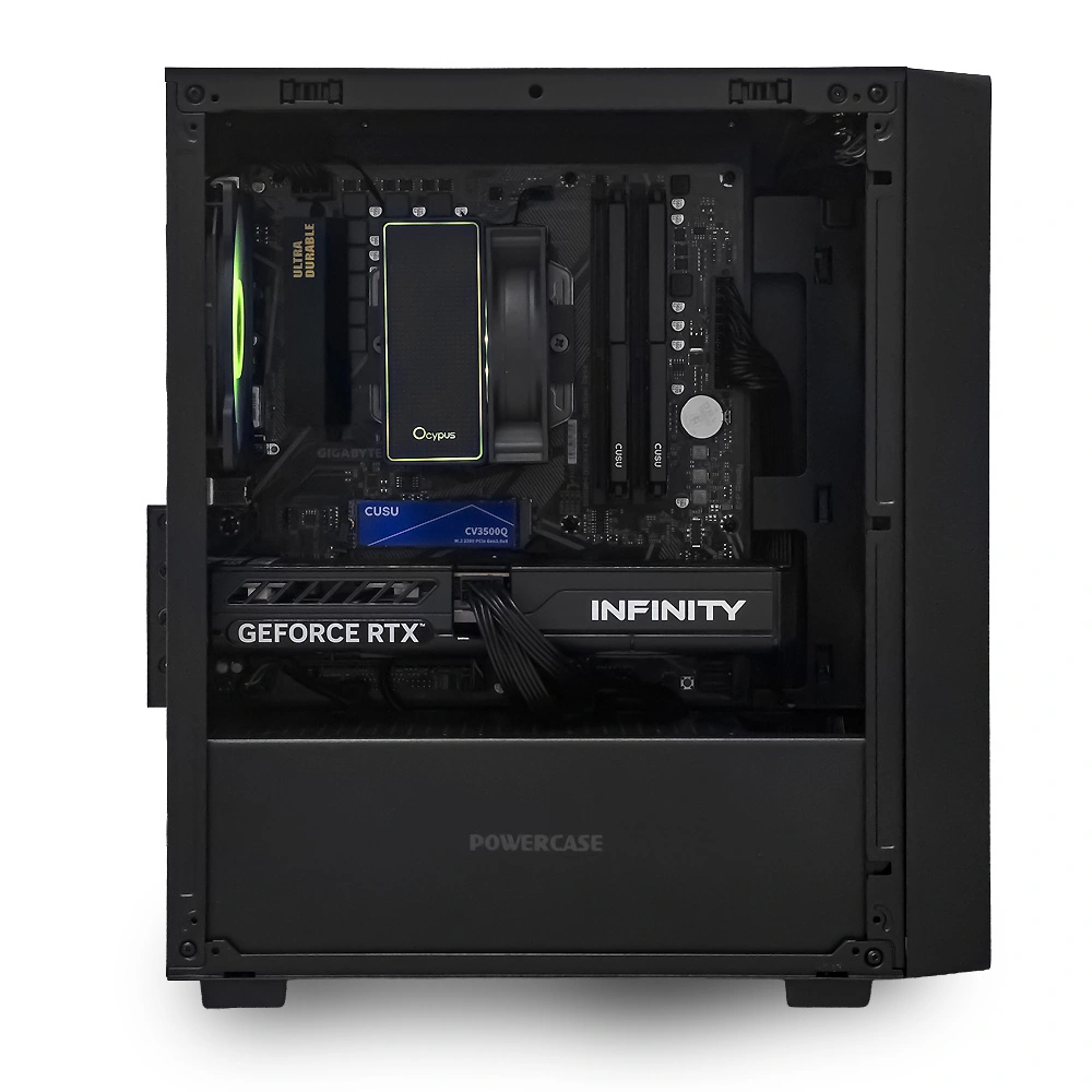 Системный блок CORE M (SM07 Ryzen 5 5600, 32Gb DDR4, RTX5060, SSD 1Tb M.2, Gigabyte B550M DS3H AC R2, 500Вт). Фото 2