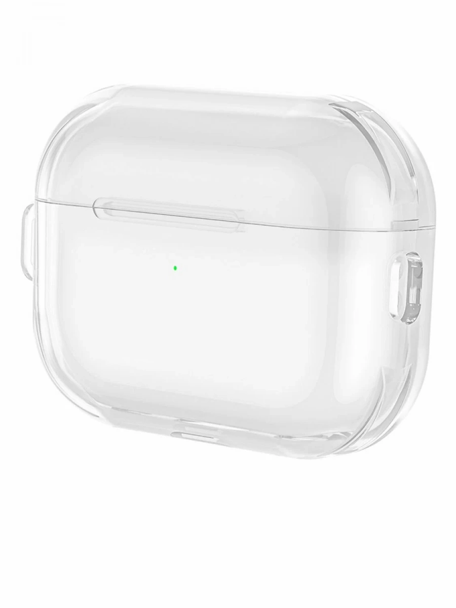 Чехол Silicone Case для наушников AirPods Pro 2, Прозрачный. Фото 1