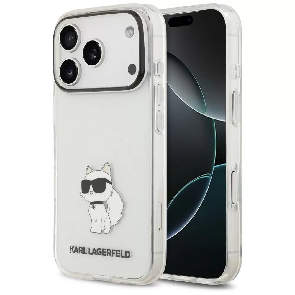 Накладка Lagerfeld для iPhone 18 Pro Max/17 Pro Max IML Choupette Hard, Transparent (KLHCP18XHNCHTCT). Фото 1