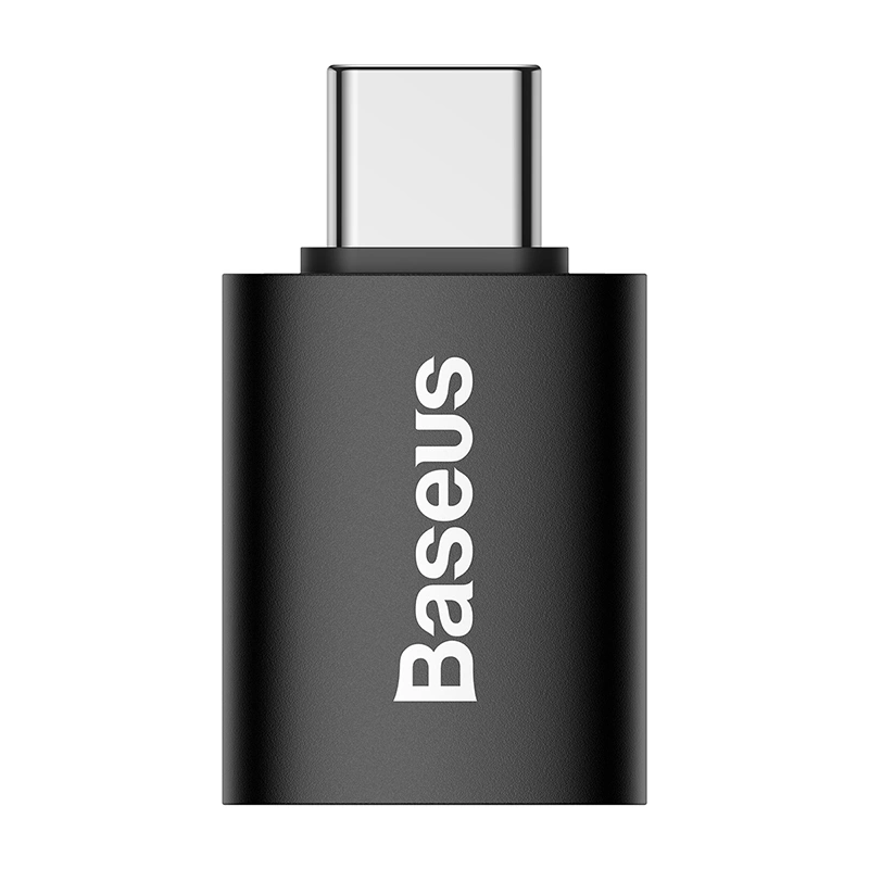 Переходник Baseus Ingenuity Series Mini OTG Adaptor Type-C to USB-A 3.1 Black (ZJJQ000001). Фото 3
