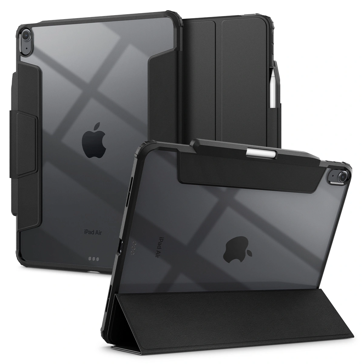 Чехол Spigen для iPad Air 13 M3, M2 Ultra Hybrid Pro, Black (ACS07668). Фото 1