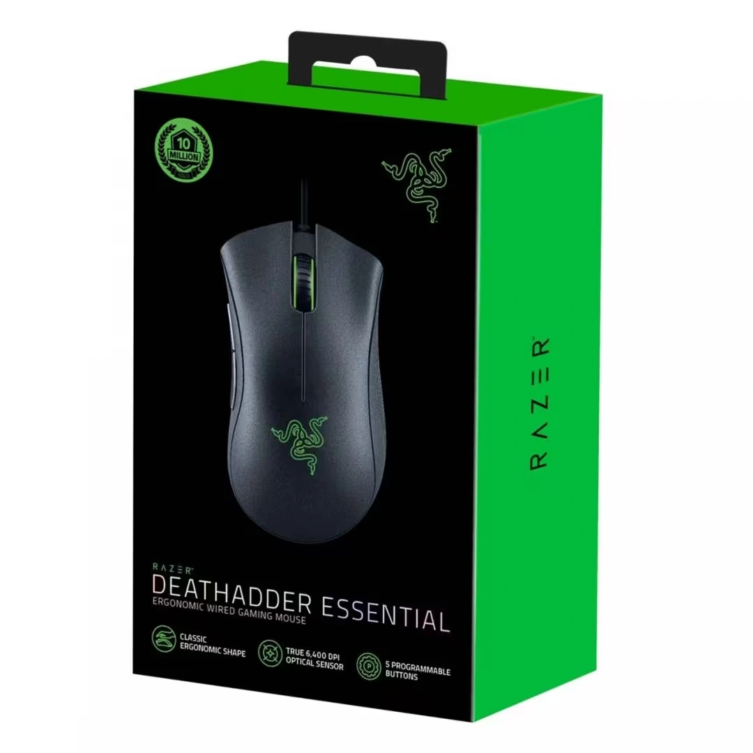 Мышь проводная Razer DeathAdder Essential, Чёрная. Фото 6