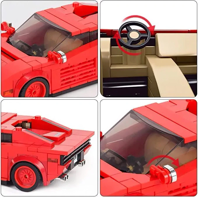 Конструктор Mould King Models 27012. Ferrari Testarossa, 316 деталей. Фото 4