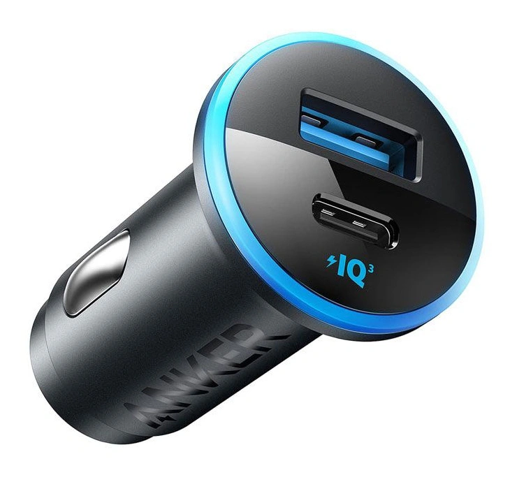 Автомобильное зарядное устройство Anker 323, Чёрное (A2735). Фото 2