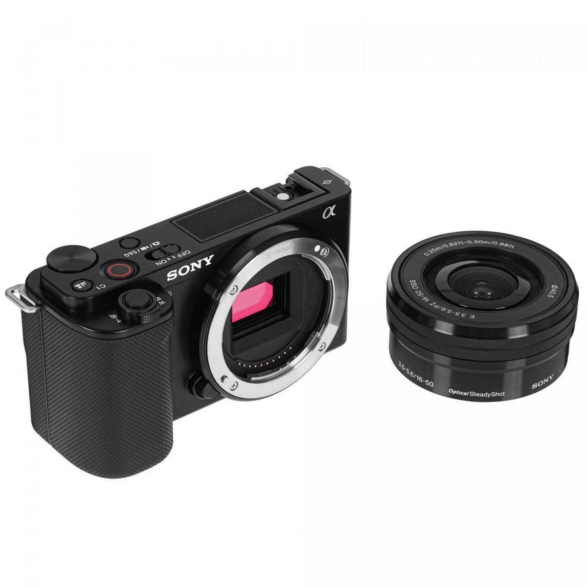 Фотоаппарат беззеркальный Sony ZV-E10L 16-50mm kit, Чёрный. Фото 2