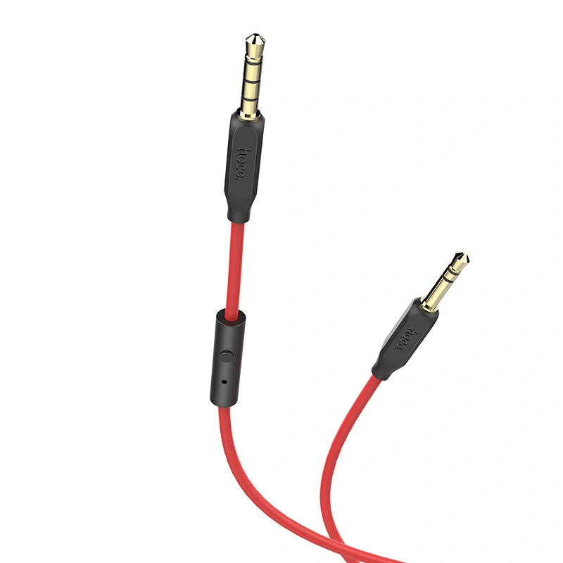 Кабель AUX Hoco Audio cable 3.5mm to 3.5mm, Black (UPA12). Фото 4