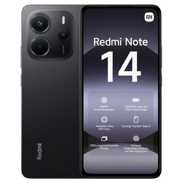 Смартфон Redmi Note 14 8/256Гб Чёрный. Фото 7