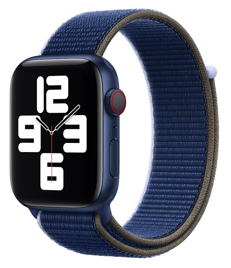 Ремешок нейлоновый для Apple Watch 38/40/41/42мм,  Тёмно-синий. Фото 2