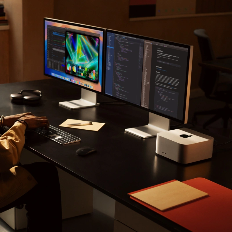 Системный блок Apple Mac Studio 2025 (MU973) (Core M3 Ultra 28-core CPU, 60-core GPU, 96 ГБ, SSD 1 ТБ). Фото 6