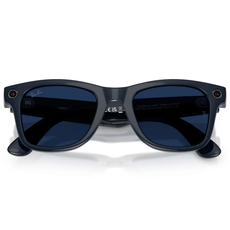 Умные очки Ray Ban Wayfarer (Gen 2) RW4012 Блестящий космический синий/Переходящий сапфир L 155-53mm (601SSB). Фото 3