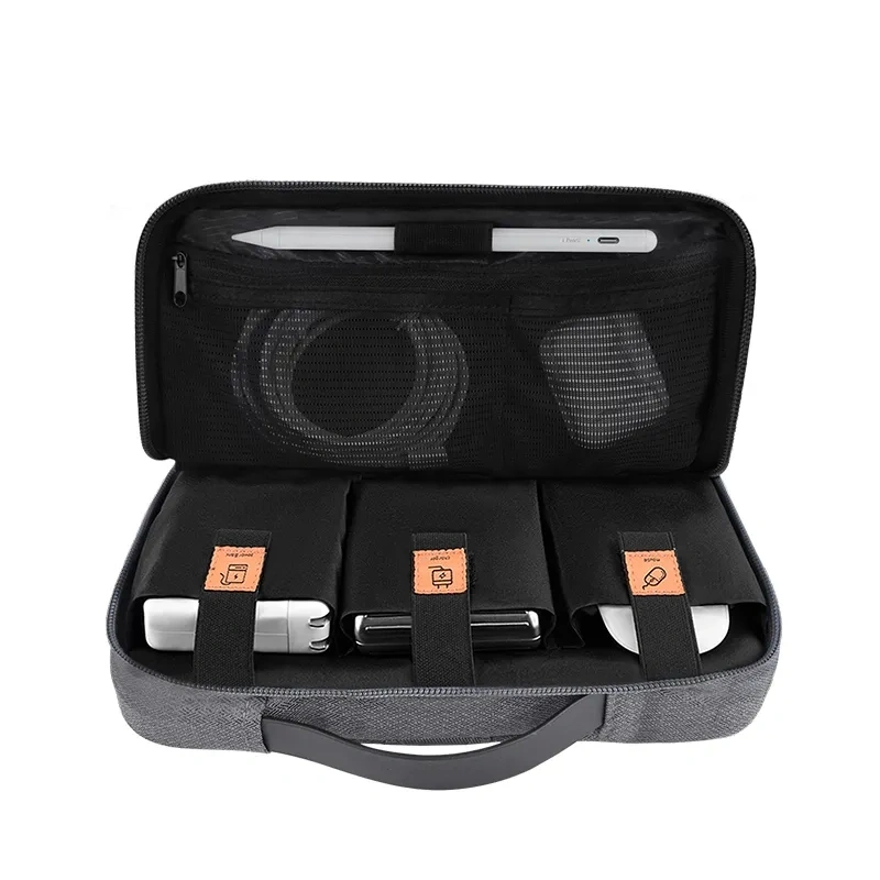 Сумка для ноутбука Wiwu Alpha Double Layer Sleeve Laptop 14, Серая. Фото 4