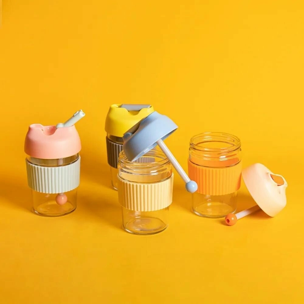 Термокружка Kiss Kiss Fish Rainbow 365ml, Dark Blue (G-U36W). Фото 3