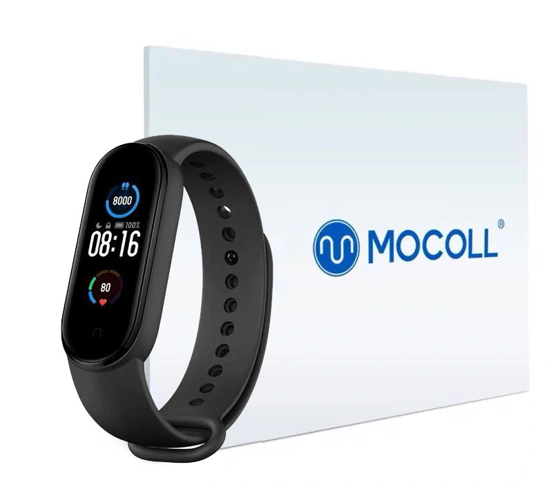 Защитная плёнка Mocoll (Recovery Clear) для Mi Band 5/ Mi Band 4, Прозрачная. Фото 1