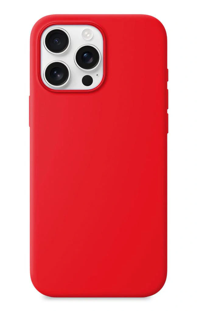 Накладка Silicone Case для iPhone 16 Pro, Красный. Фото 1