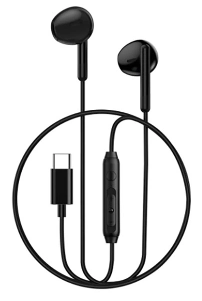 Наушники Wiwu Wired Sports Earphone EB314 Type-C, Чёрные. Фото 1