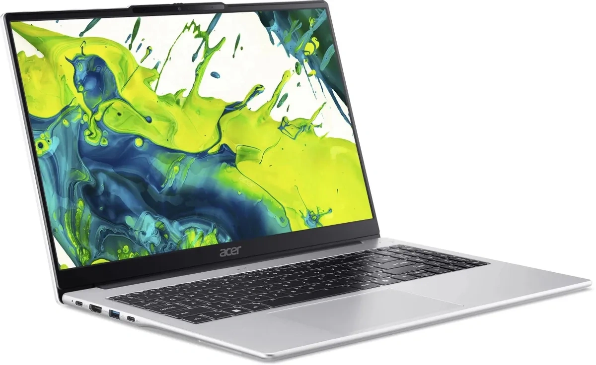 Ноутбук Acer Aspire Lite, Серебристый (AL15-74P-7403) (15.6", Intel Core Ultra 7 155H, 16 Гб DDR5, 512 Гб SSD, Intel Arc, no OS) NX.DQSCD.001. Фото 3