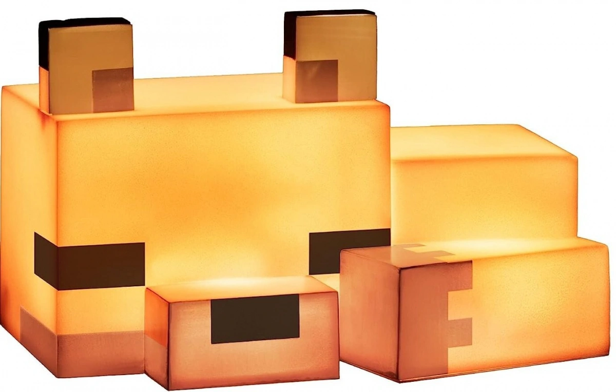 Детский светильник-ночник Майнкрафт, Лиса. Фото 1