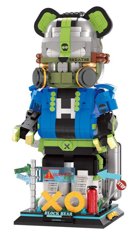 Конструктор Wangao 188020. BearBrick Robot: Dangerous Voyager, 1647 деталей. Фото 2