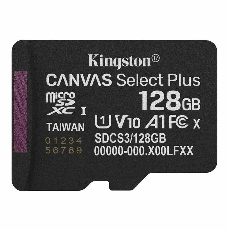 Карта памяти Kingston 128GB MicroSDXC Class 10 Canvas Select Plus (SDCS3/128GB). Фото 2