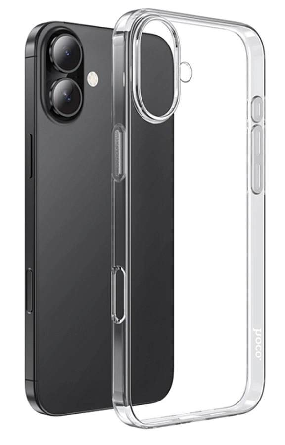 Накладка Hoco Creative Case для iPhone 16, Прозрачная. Фото 1