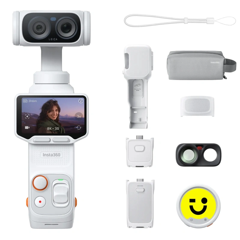Экшн-камера Insta360 Luna Ultra Creator Bundle, Белый (CINSABTA). Фото 1