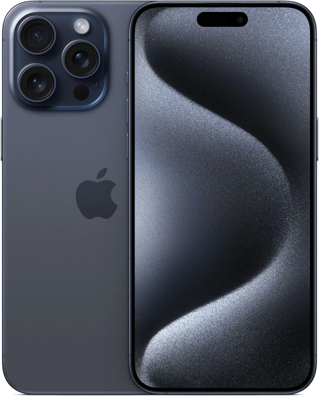 Смартфон Apple iPhone 15 Pro 256Gb Синий титан (2SIM) (Уцененный товар). Фото 1