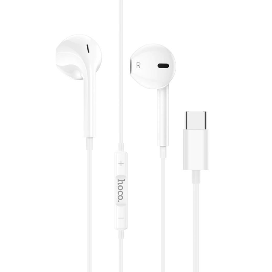 Наушники Hoco M101 Type-C, Белые. Фото 1