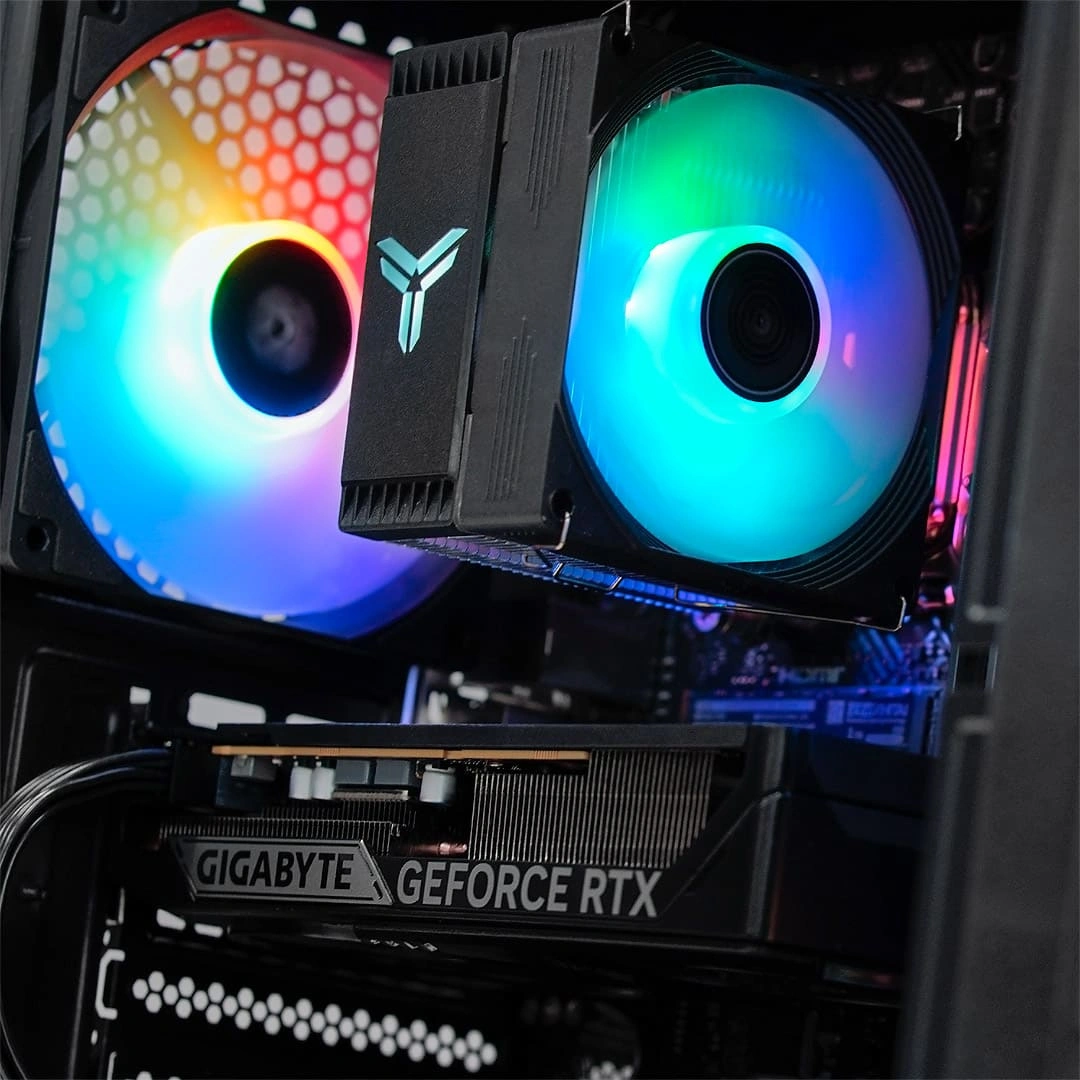 Системный блок CORE M (A306 Intel Core i5-12400F, 32Gb DDR4, RTX5060, SSD 1Tb M.2, Intel B760M-E, 650Вт). Фото 4