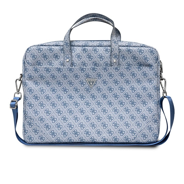 Сумка для ноутбука Guess 4G Bag with Triangle metal logo для ноутбуков 13/"15"/16", Blue (GUCB15P4TB). Фото 1