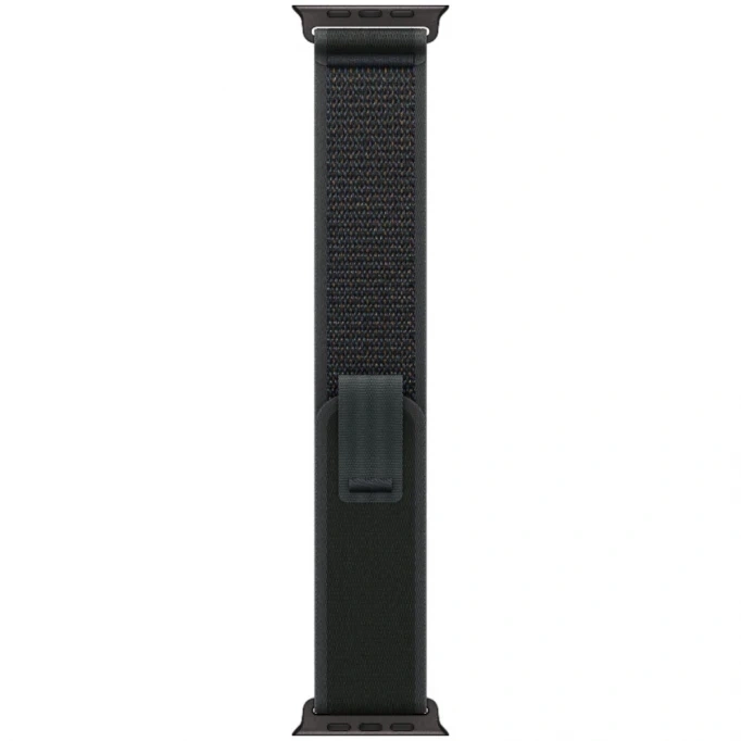 Apple Watch Ultra 2 (2024) GPS+Cellular 49mm, Black Titanium ремешок "Black Trail Loop", размер M/L 145-220mm  (MX4V3). Фото 3