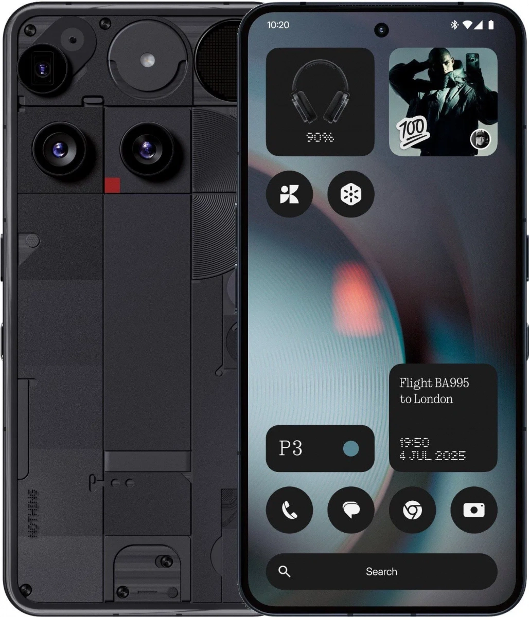 Смартфон Nothing Phone (3) 12/256Гб, Чёрный. Фото 1