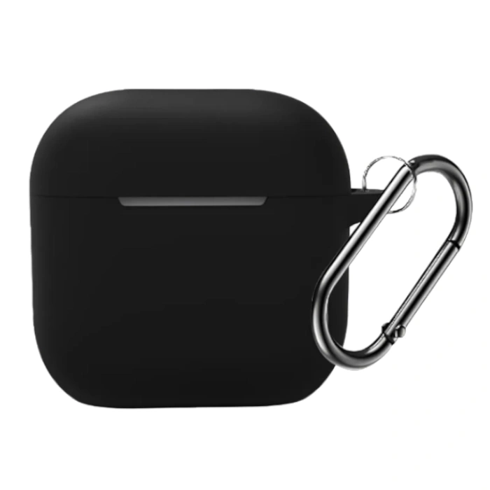 Чехол Silicone Case для наушников AirPods 4, Black. Фото 1