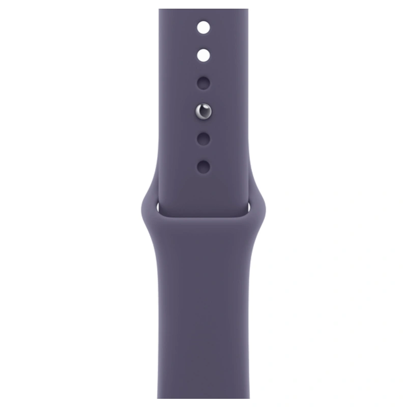 Apple Watch Series 11, 42 мм, алюминий цвета «Silver», спортивный ремешок "Purple Fog", S/M (MF8H4). Фото 3