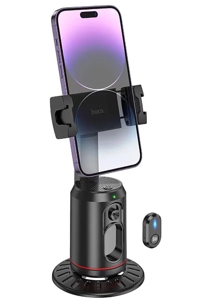 Монопод Hoco K23 Lotus Smart PTZ, Чёрный. Фото 1