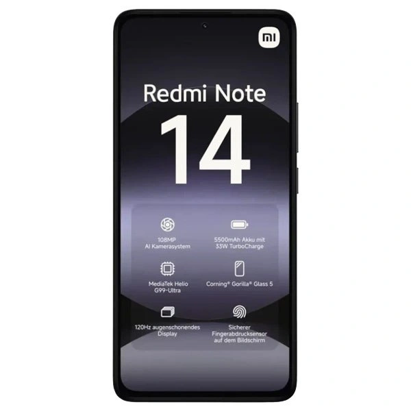 Смартфон Redmi Note 14 8/256Гб Чёрный. Фото 2