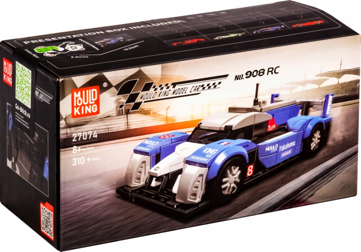 Конструктор Mould King Models 27074. Peugeot 908RC, 353 деталей. Фото 3