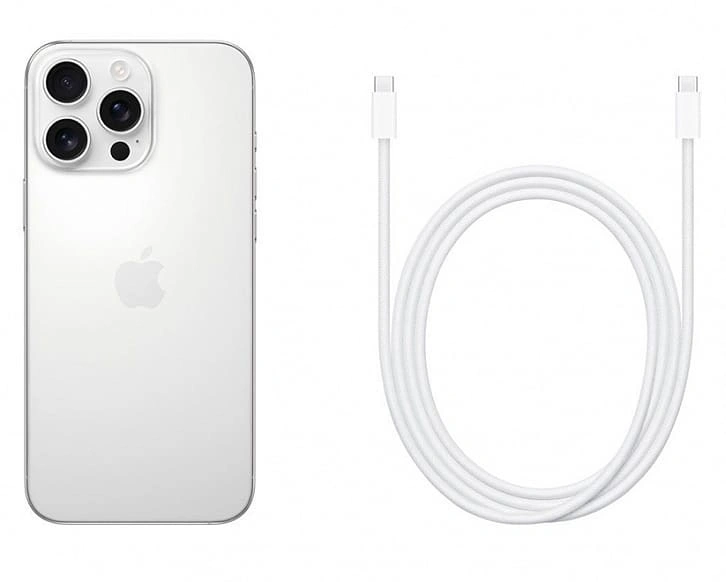 Смартфон Apple iPhone 16 Pro Max 256Gb White Titanium (eSIM+SIM). Фото 5
