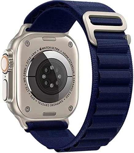 Ремешок Alpine Loop для Apple Watch 38/40/41/42мм, Синий. Фото 1