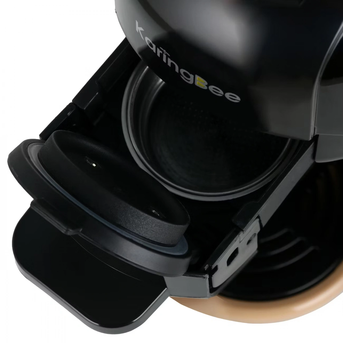 Капсульная кофемашина KaringBee AC-516K, Слоновая кость. Фото 5