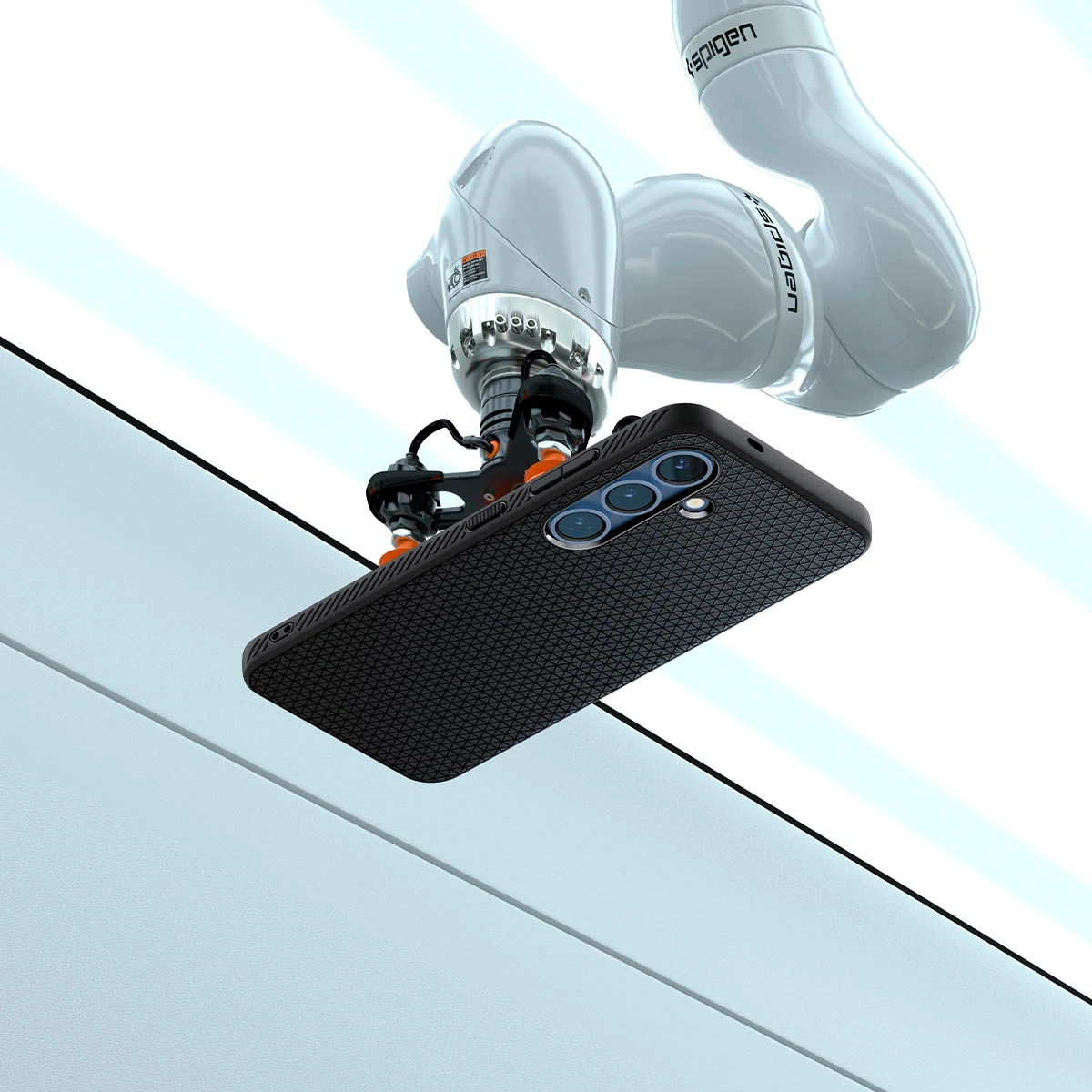 Накладка Spigen Liquid Air для Samsung Galaxy S25, Black (ACS09000). Фото 7