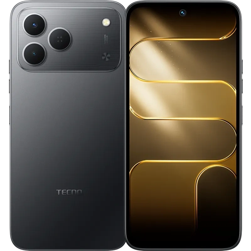 Смартфон Tecno Spark 50 4/256Gb, Чёрный (KN4n). Фото 1