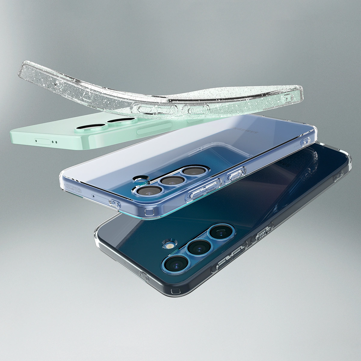 Накладка Spigen Liquid Crystal для Samsung Galaxy S25, Прозрачный (ACS08995). Фото 6