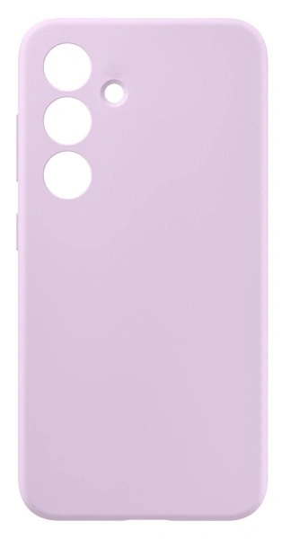 Чехол Silicone Case Logo для Samsung Galaxy S24 Plus, Лиловый. Фото 1