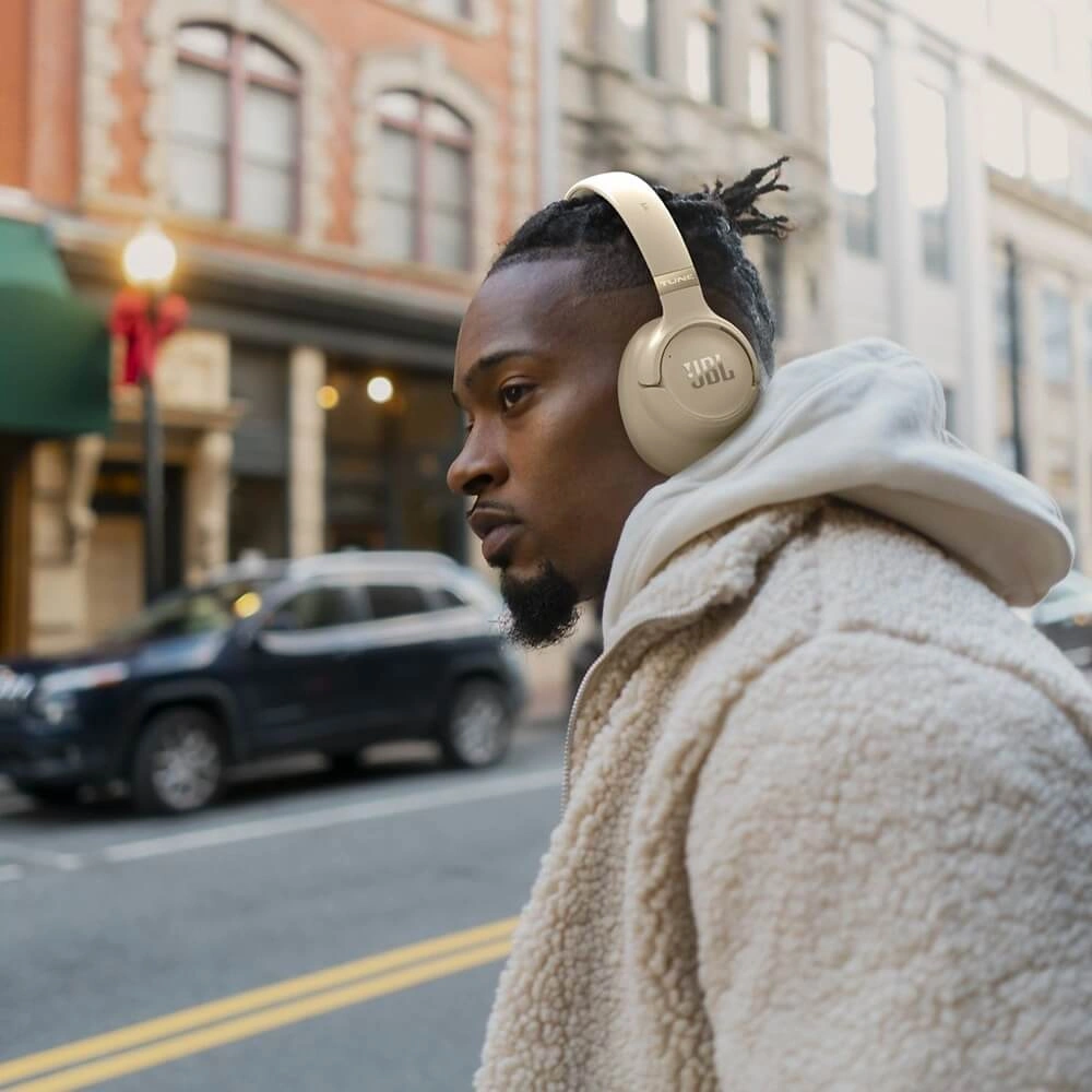 Беспроводные наушники JBL Tune 780NC, Бежевый. Фото 8