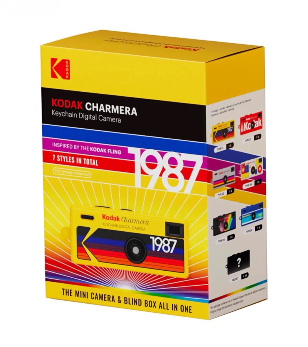 Цифровая камера-брелок Kodak Charmera 1987 Keychain Digital (MDC-CMR01). Фото 2