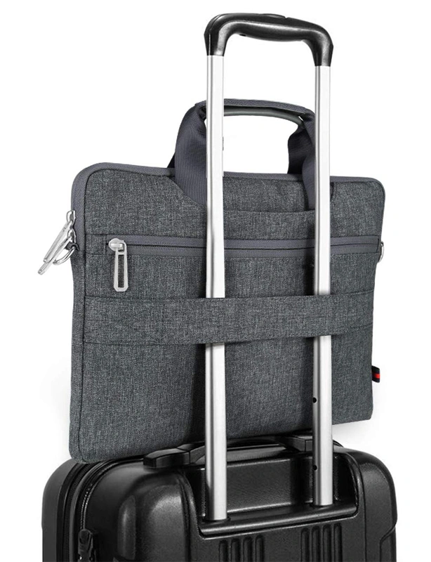 Сумка для ноутбука Wiwu Gent Business Handbag 15.6", Серая. Фото 2